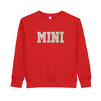 Mini Toddler Sweatshirt — Neutral Lettering Pullover