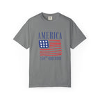 America 250th Birthday T-Shirt - Patriotic Flag Tee for 4th of July