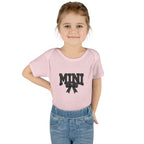 Mini Baby Bodysuit — "MINI" Bow Infant Onesie