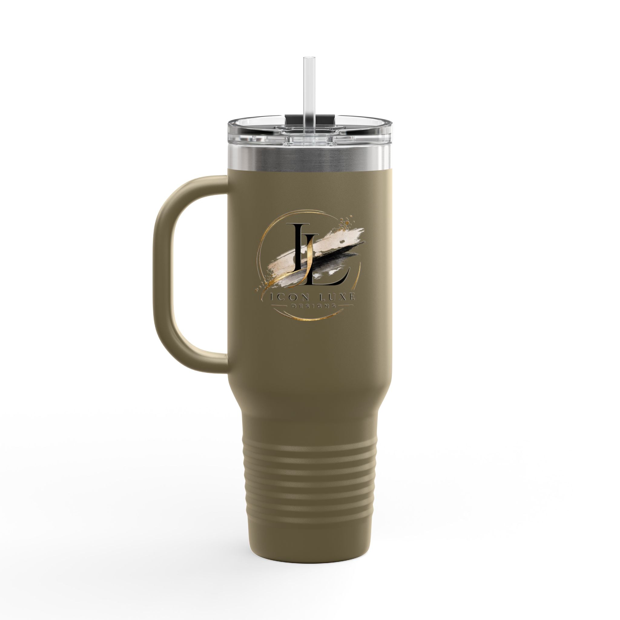 Custom 40oz Insulated Travel Mug with Handle