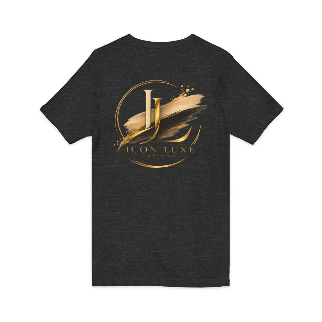 Custom Pocket V‑Neck Tee — Bella + Canvas