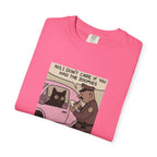 Funny Cat Cop T-Shirt — "No, I Don't Care If You Had The Zoomies" Graphic Tee