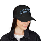 Cool Mom Social Club Trucker Hat — Embroidered Foam Mesh Cap for Stylish Moms