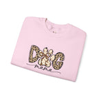 Dog Mama Leopard Print Crewneck Sweatshirt
