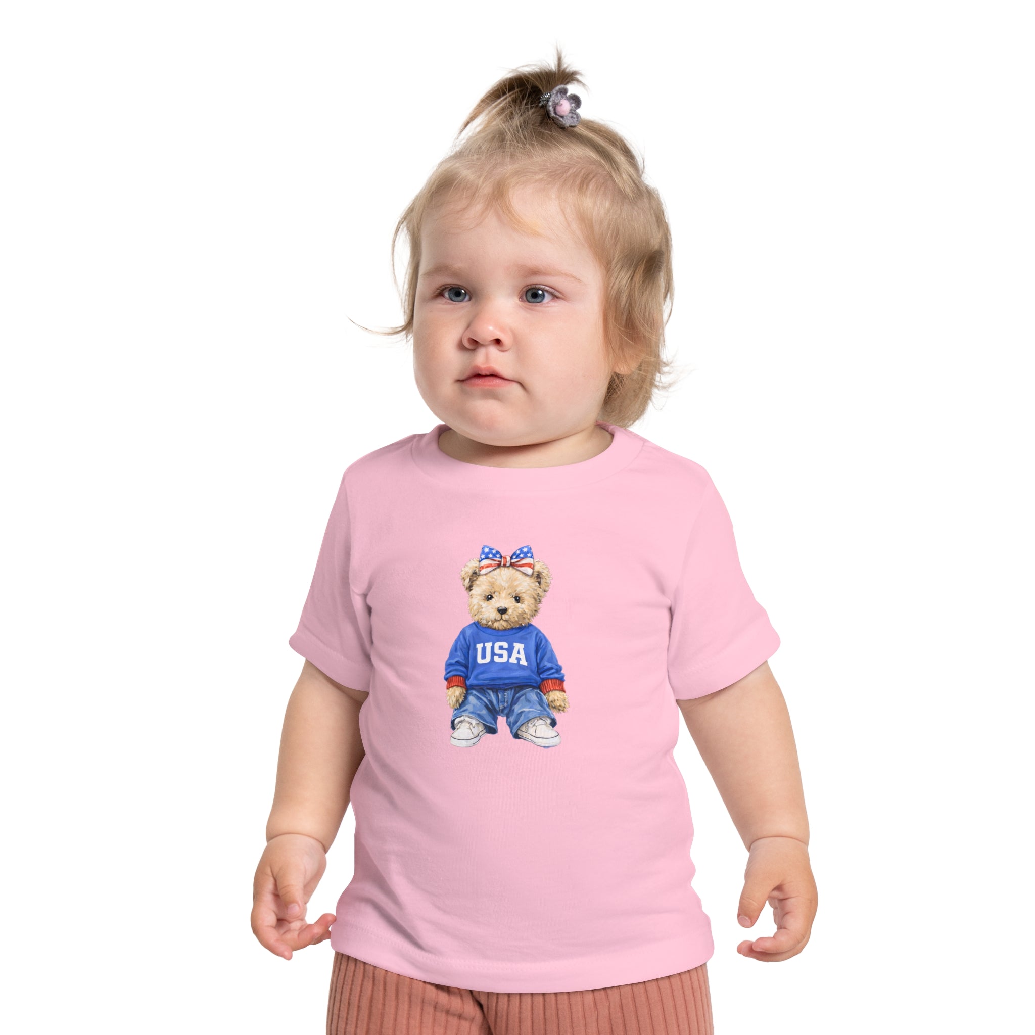 Baby Short Sleeve USA T-Shirt