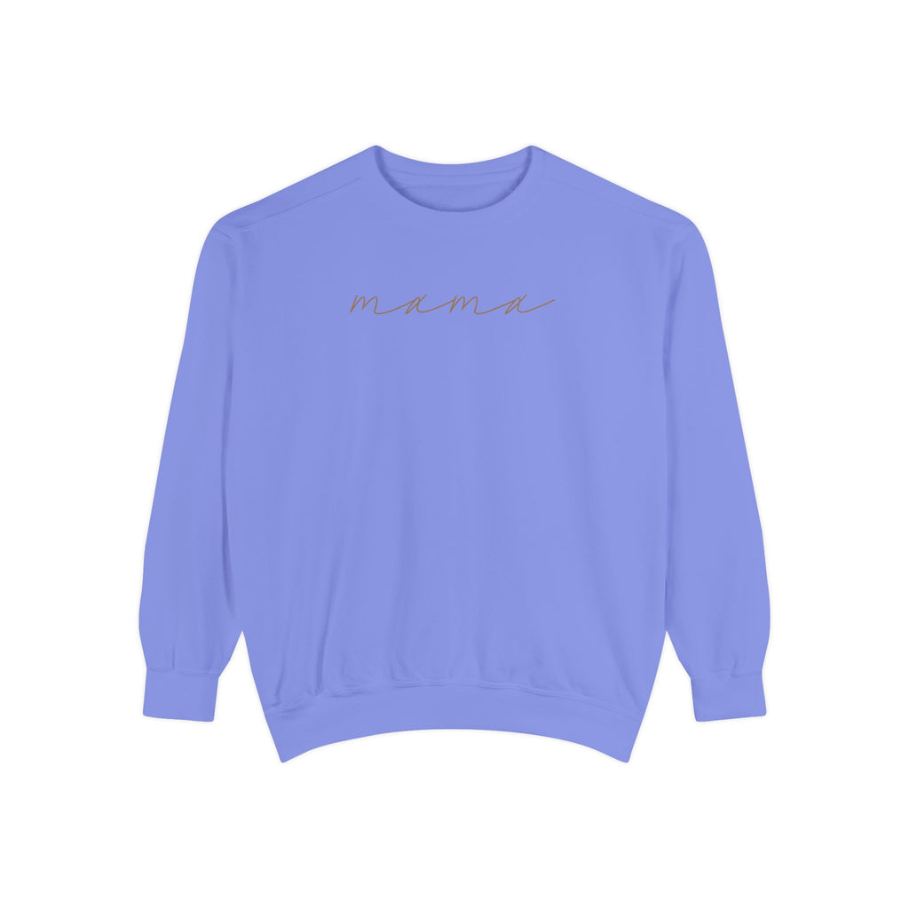 Mama Script Sweatshirt — Cozy Crewneck for New Moms & Gifts