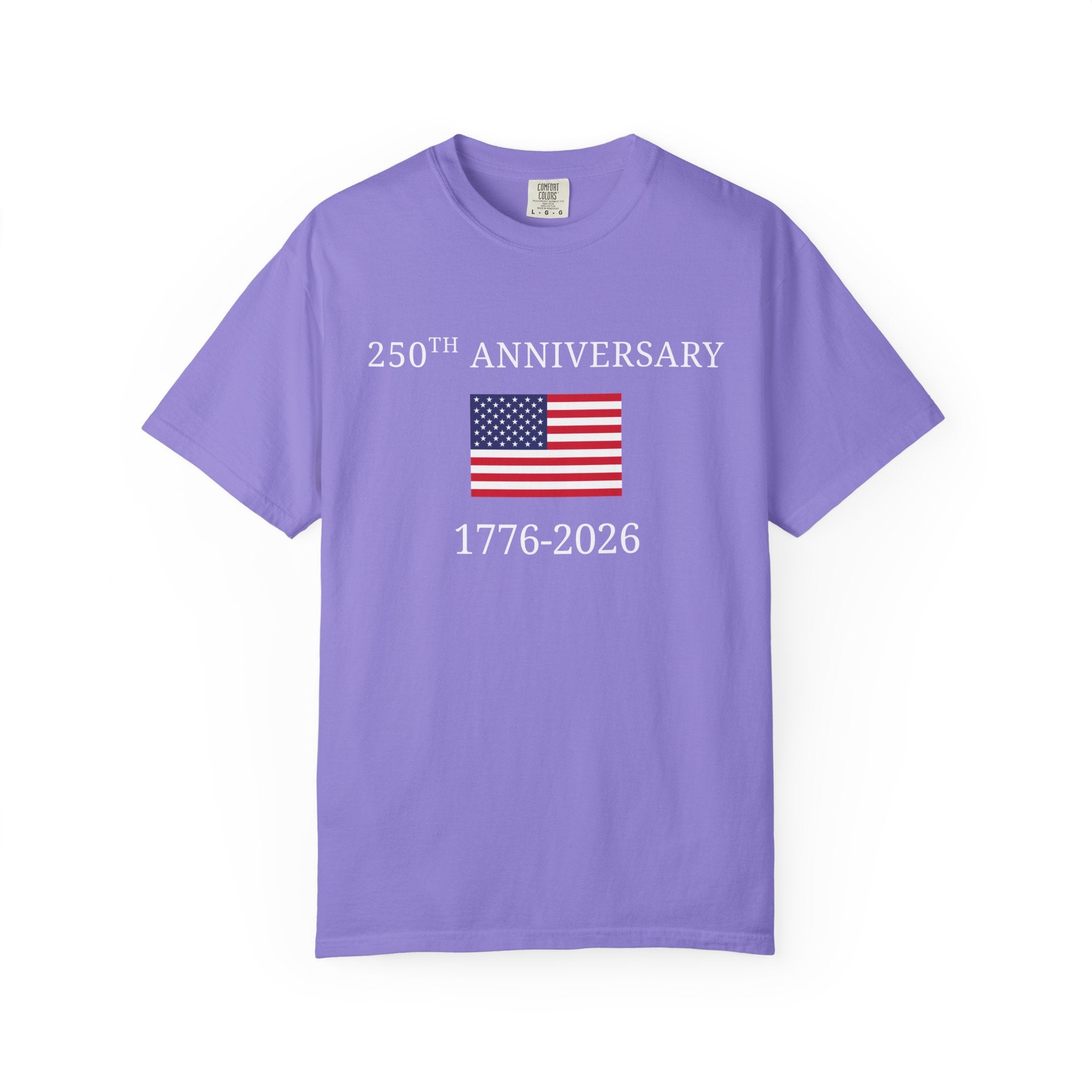 T-Shirt — 250th Anniversary USA Flag 1776-2026 Patriotic Shirt