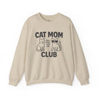 Cat Mom Club Sweatshirt – "Life is Better with Cats" Cozy Crewneck