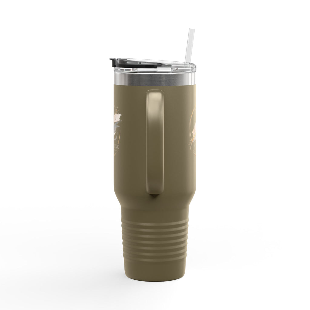 Custom 40oz Insulated Travel Mug with Handle