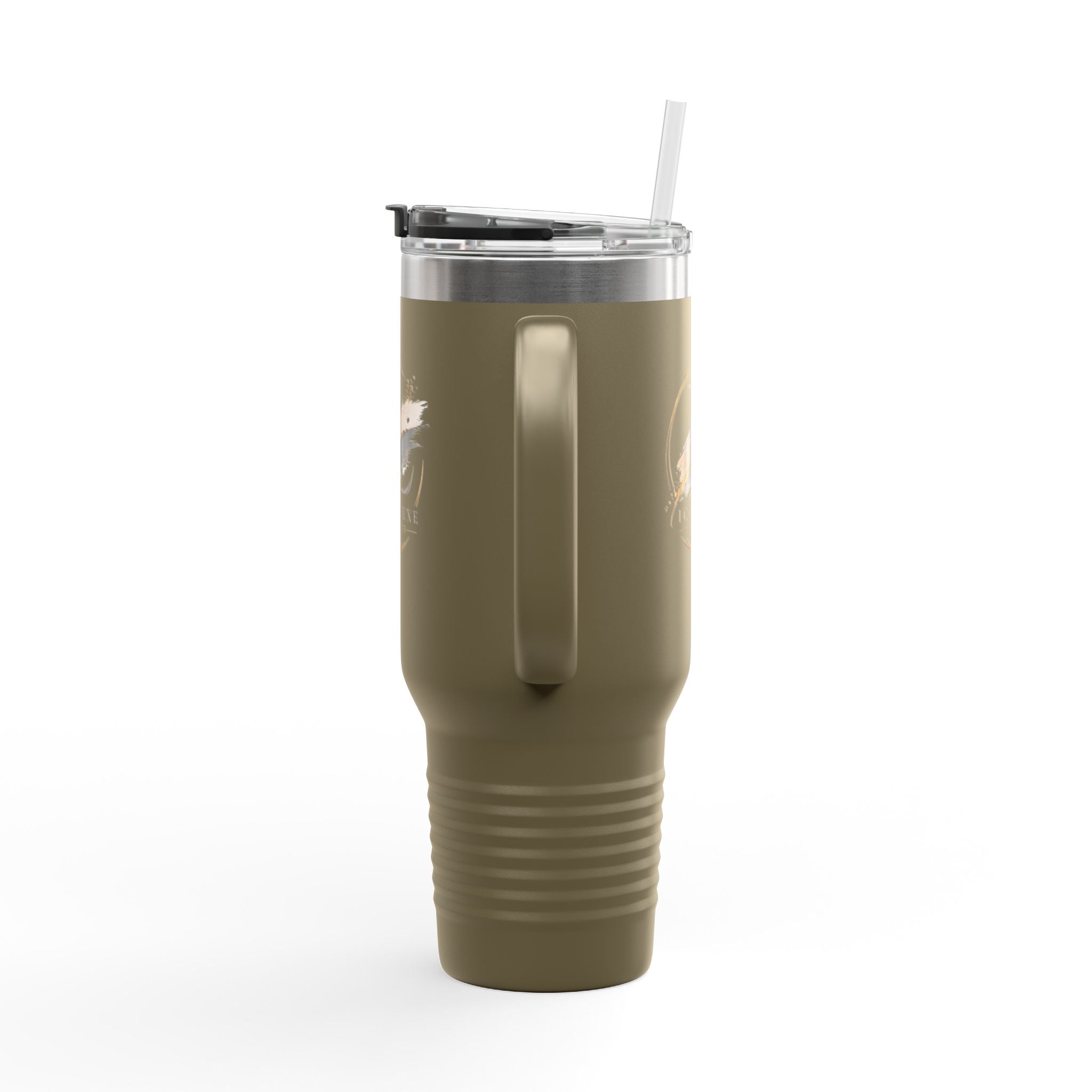 Custom 40oz Insulated Travel Mug with Handle