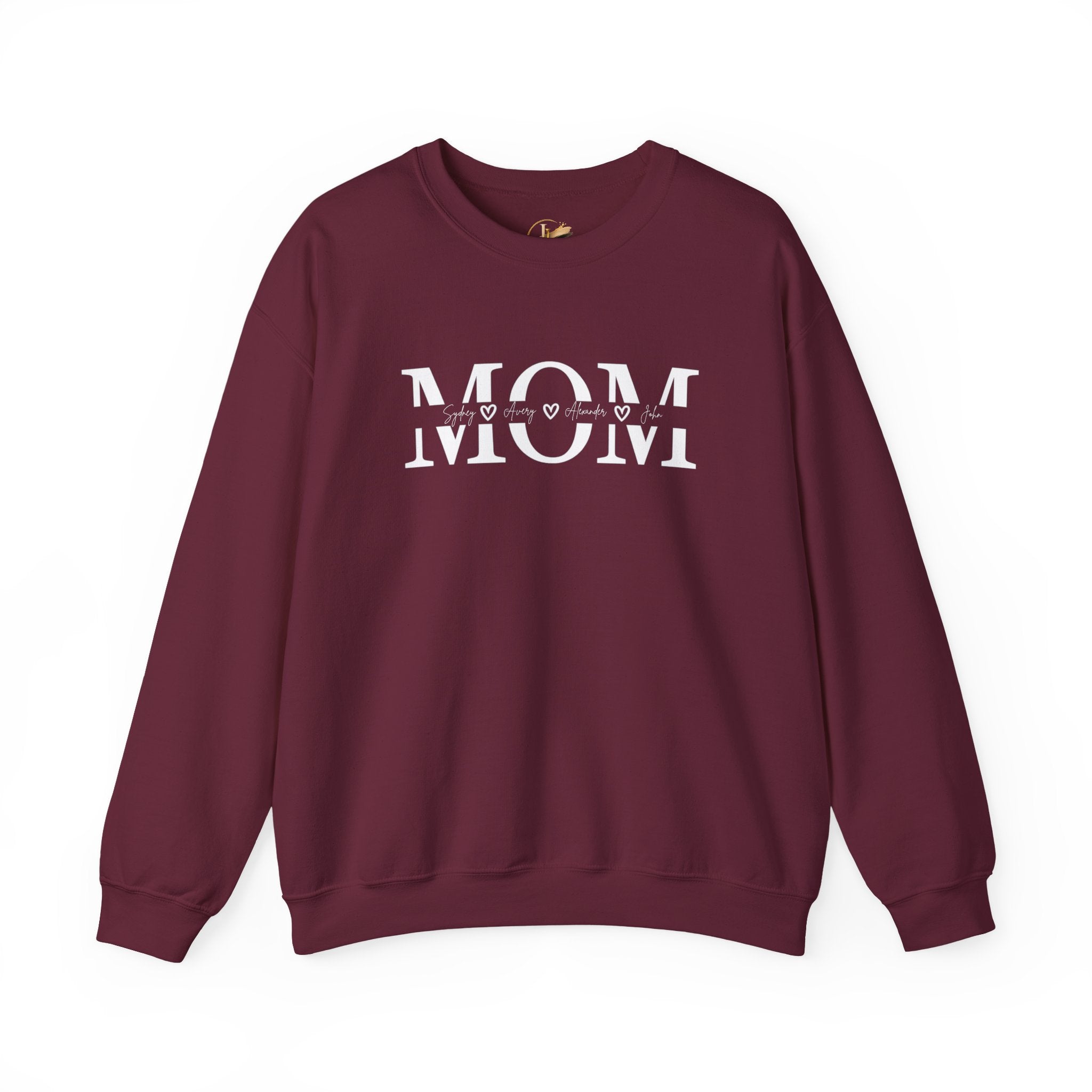 Customized Mom with Children's Names Crewneck Sweatshirt