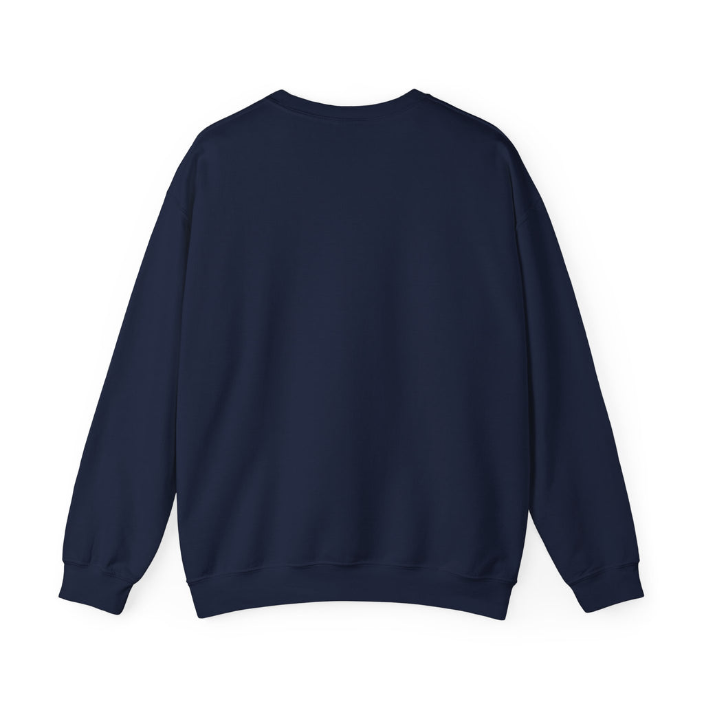 Crewneck Sweatshirt — Teddy Bear Wearing 'Jesus' Sweater Christian Graphic