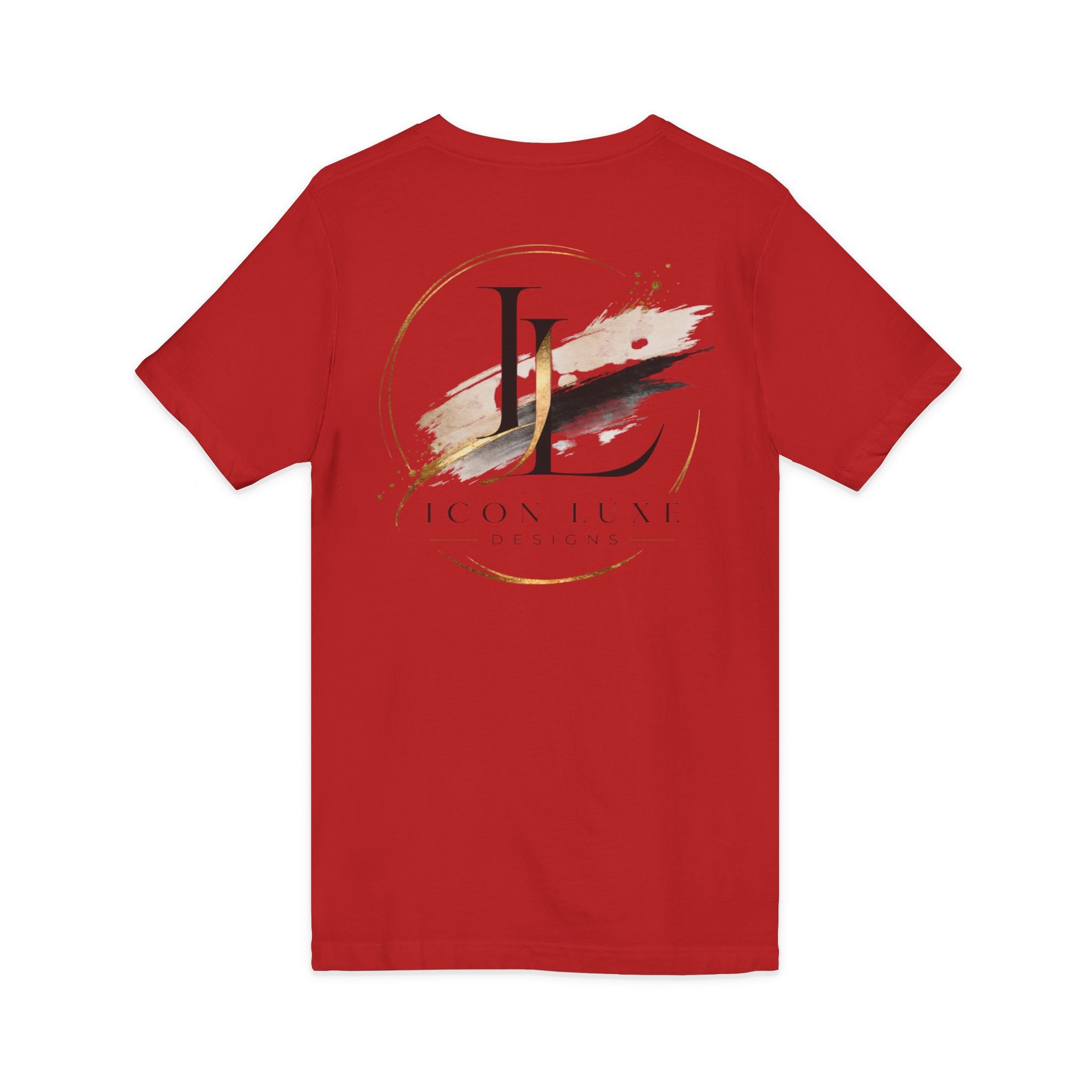 Custom Pocket V‑Neck Tee — Bella + Canvas