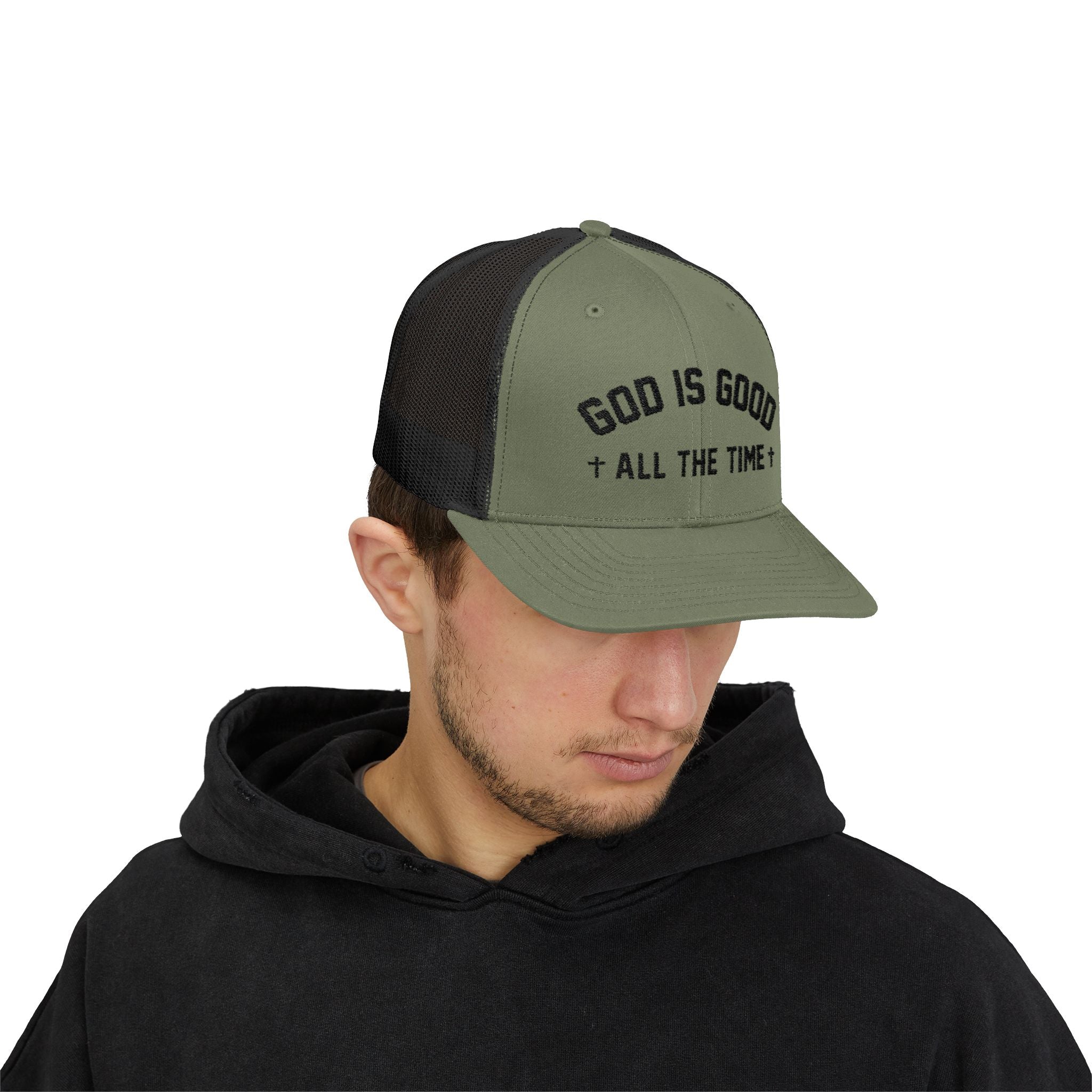 God is Good All the Time Trucker Cap