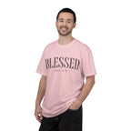 Blessed Christian T-Shirt — 'BLESSED' with John 20:25 Scripture Tee