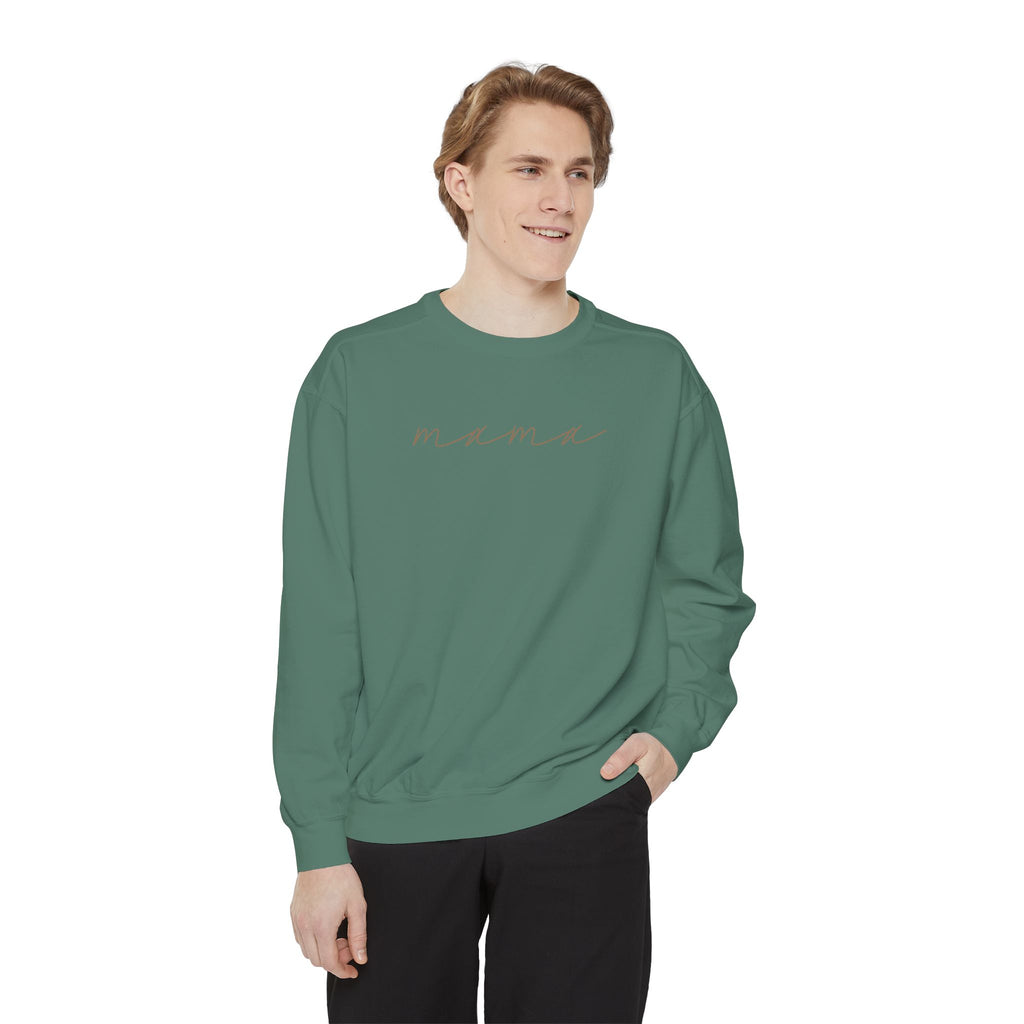 Mama Script Sweatshirt — Cozy Crewneck for New Moms & Gifts