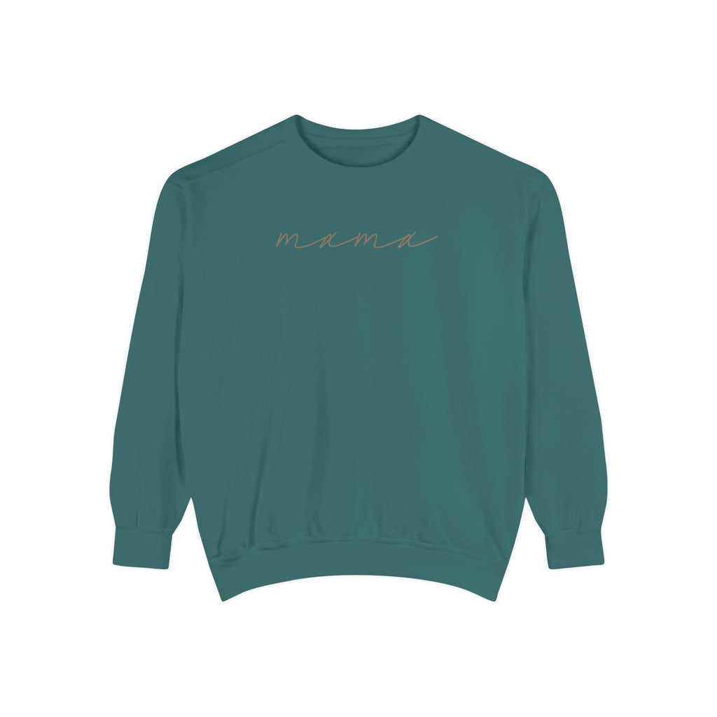 Mama Script Sweatshirt — Cozy Crewneck for New Moms & Gifts