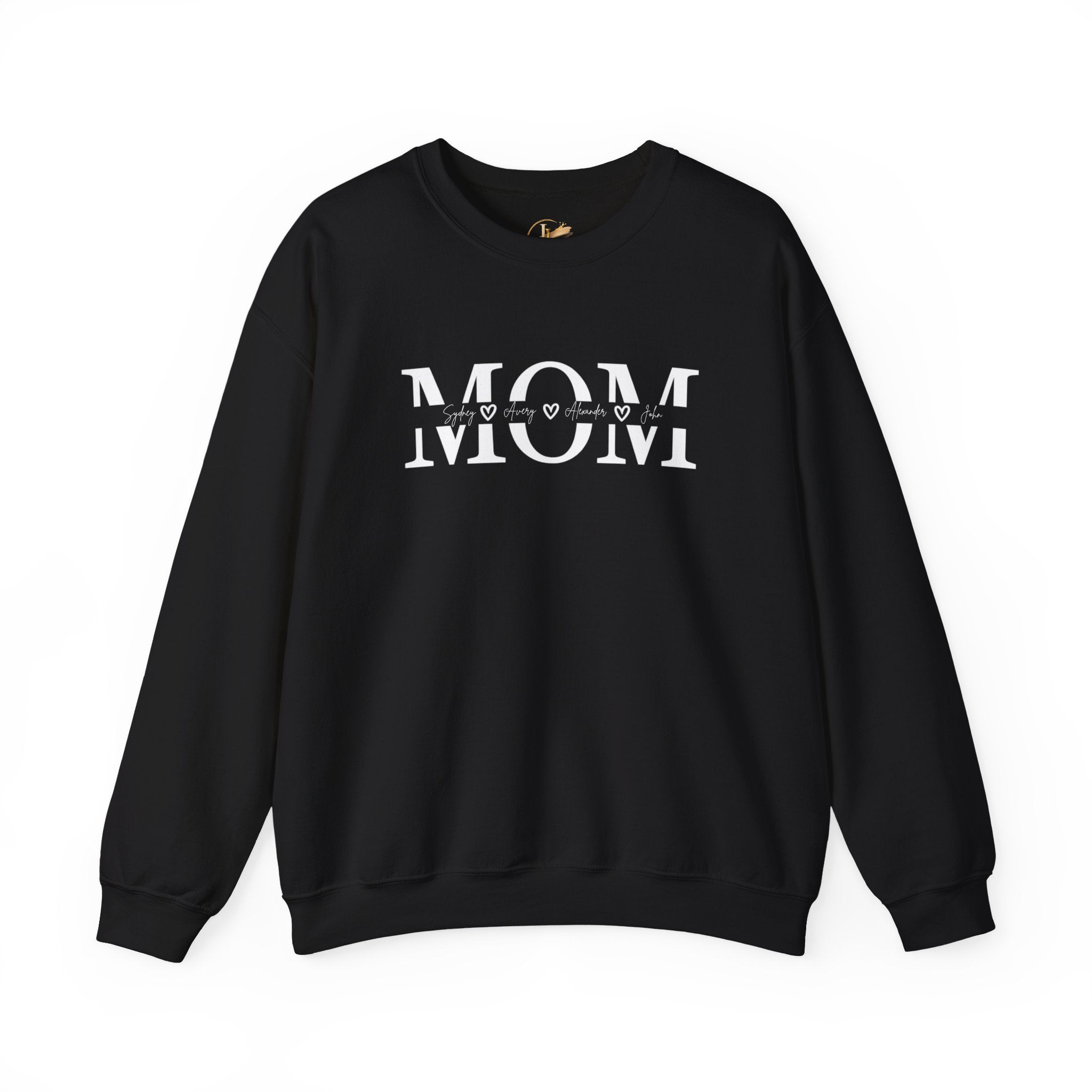 Customized Mom with Children's Names Crewneck Sweatshirt