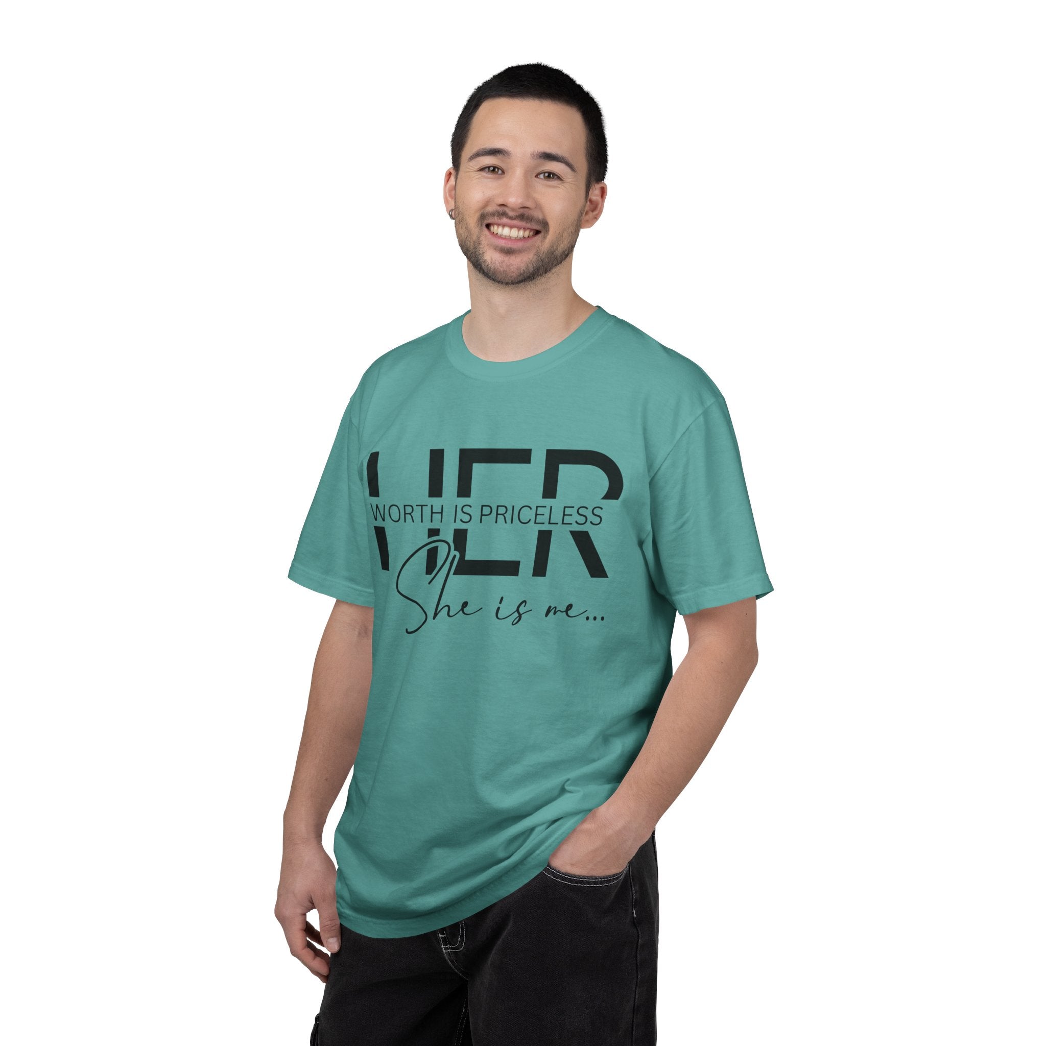 Her Worth Is Priceless T-Shirt — 'She is me' Inspirational Tee