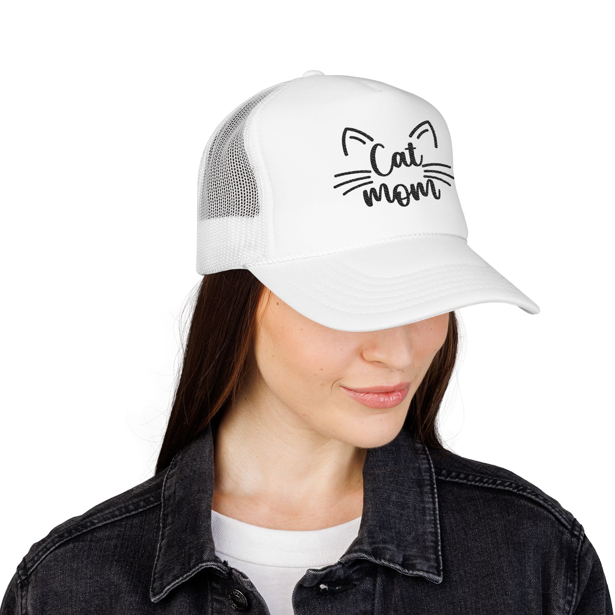 Cat Mom Foam Trucker Hat