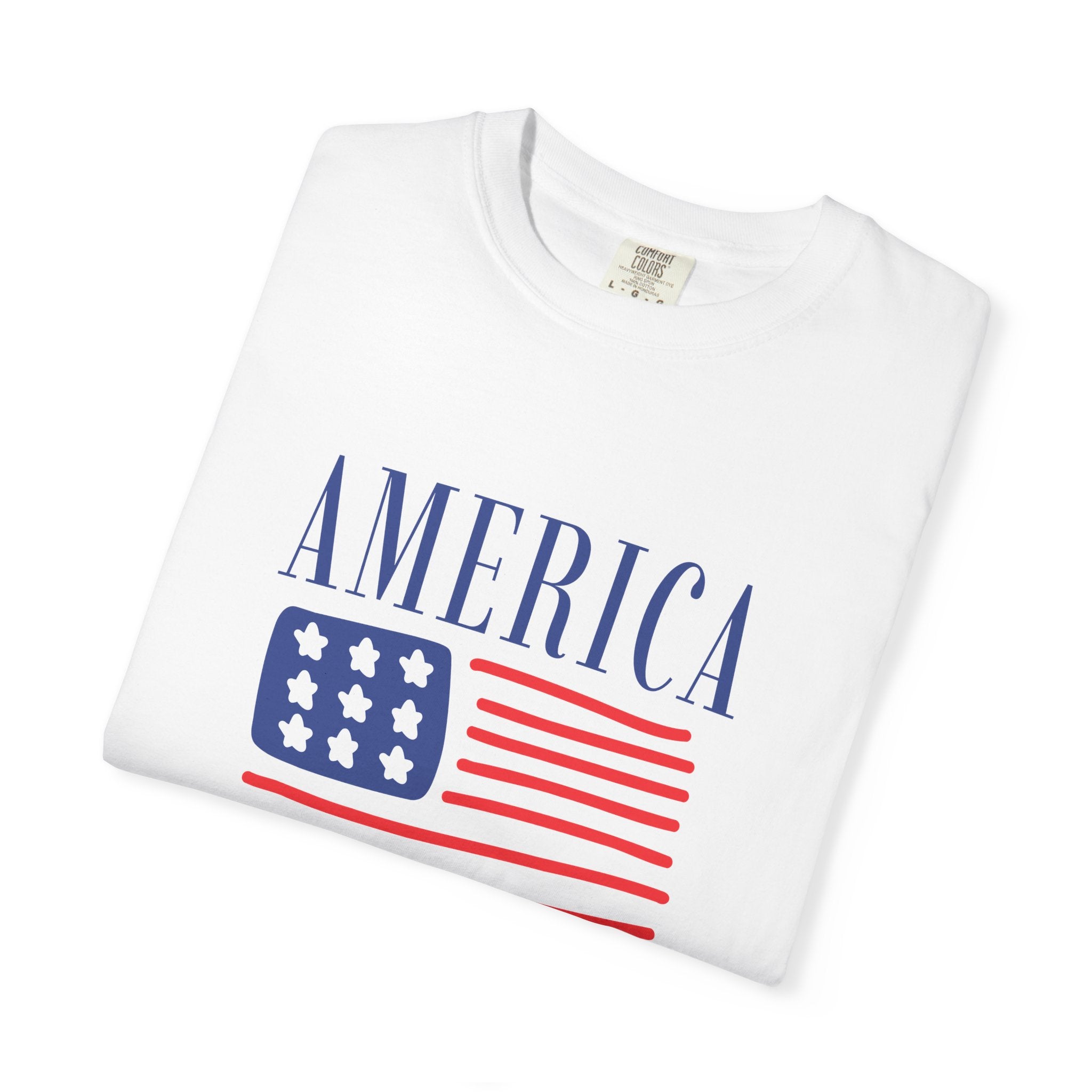 America 250th Birthday T-Shirt - Patriotic Flag Tee for 4th of July