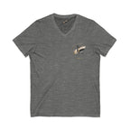 Custom Pocket V‑Neck Tee — Bella + Canvas