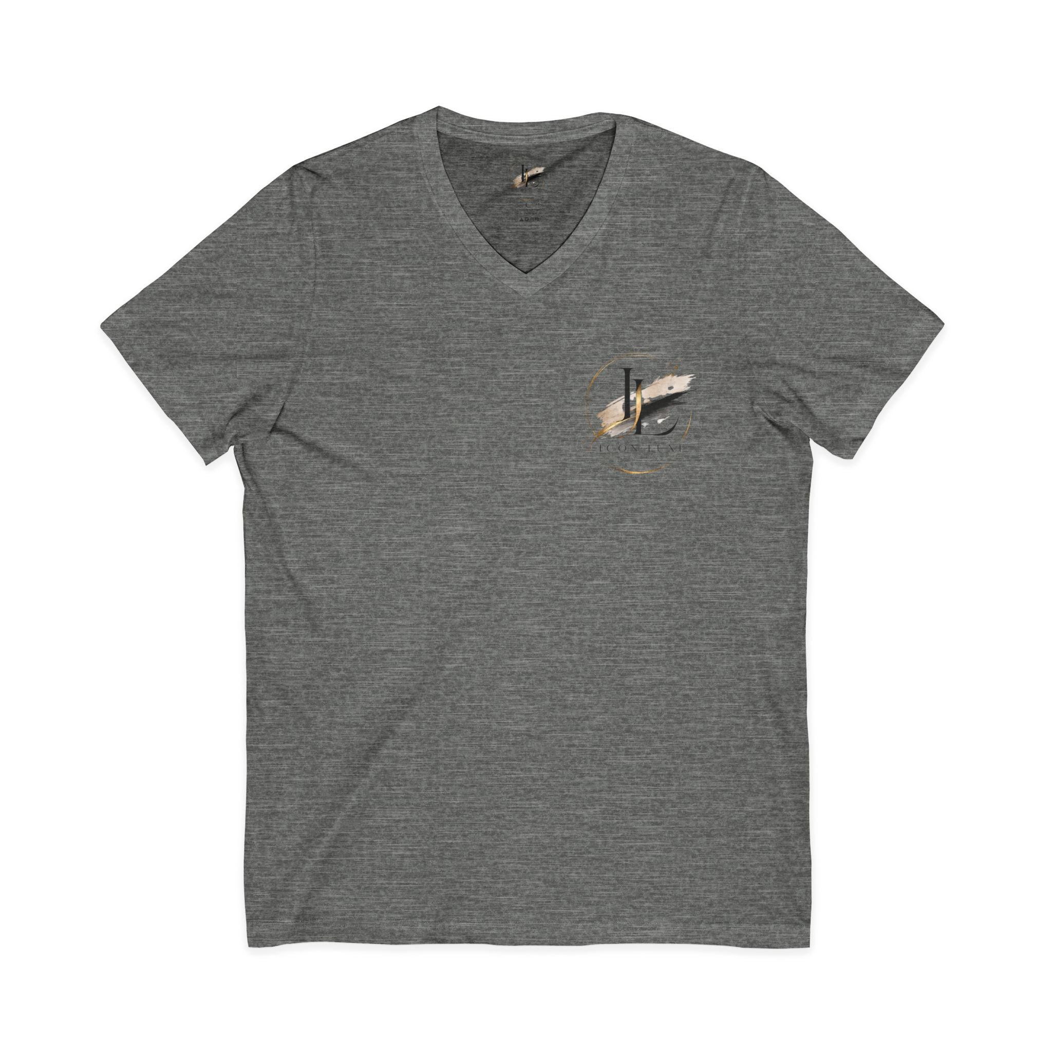 Custom Pocket V‑Neck Tee — Bella + Canvas