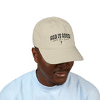 Baseball Cap — "God Is Good All The Time" Embroidered Christian Hat