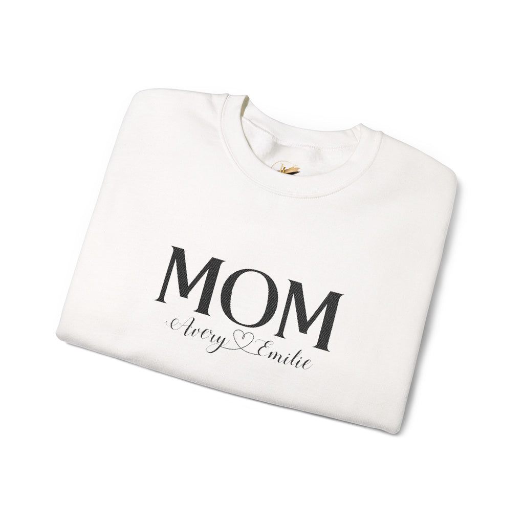 Custom Mom with Kids Names Sweatshirt