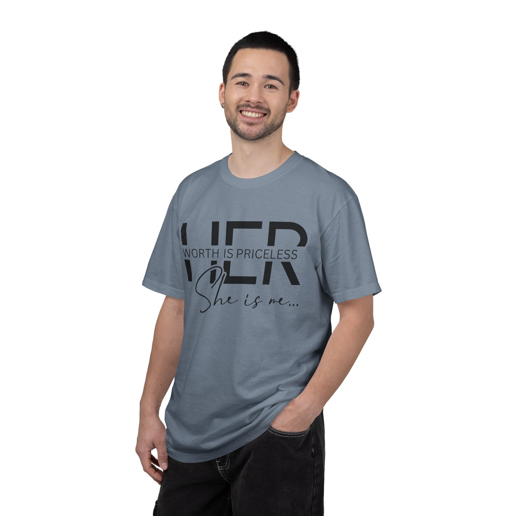 Her Worth Is Priceless T-Shirt — 'She is me' Inspirational Tee