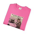 Funny Cat Cop T-Shirt — "No, I Don't Care If You Had The Zoomies" Graphic Tee