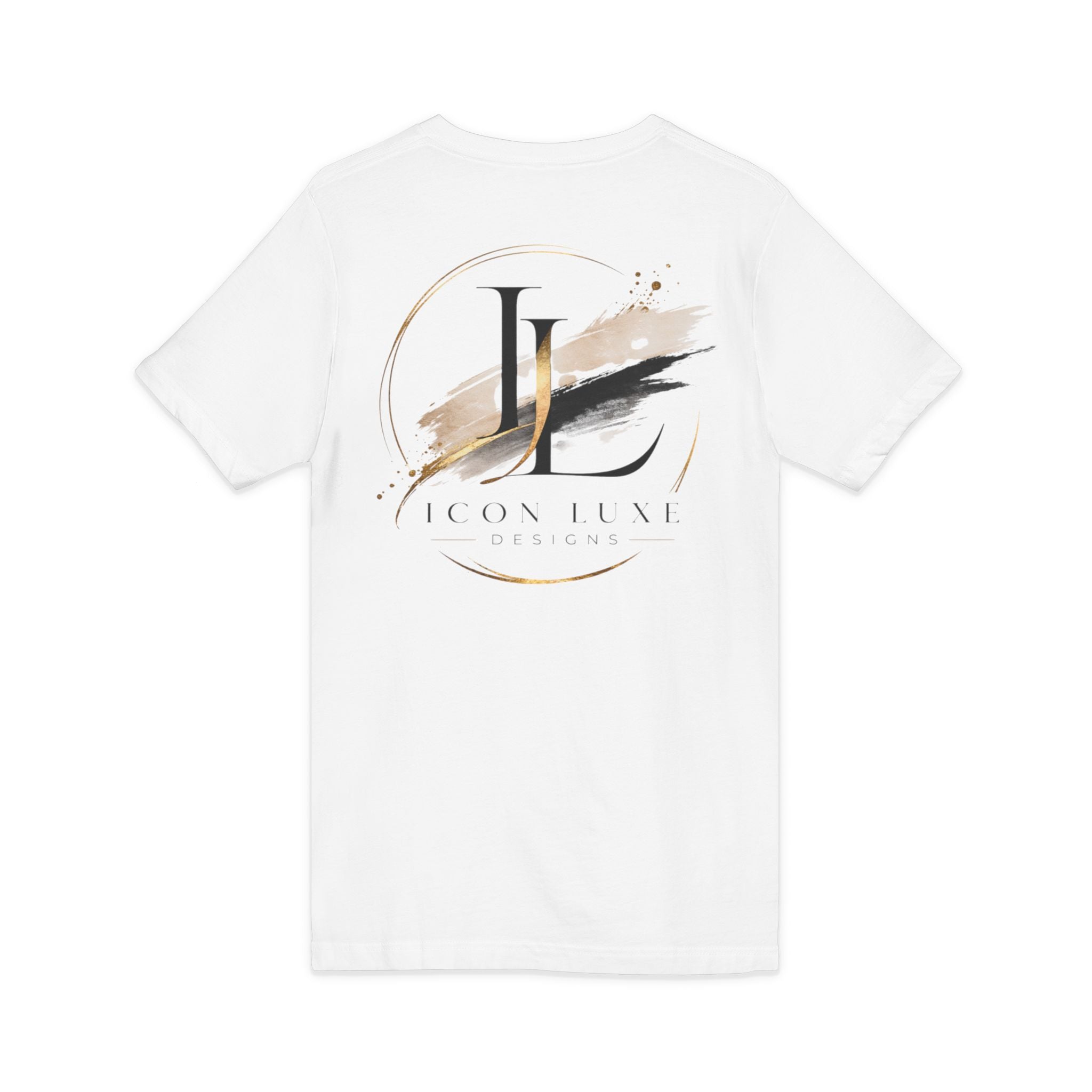 Custom Pocket V‑Neck Tee — Bella + Canvas