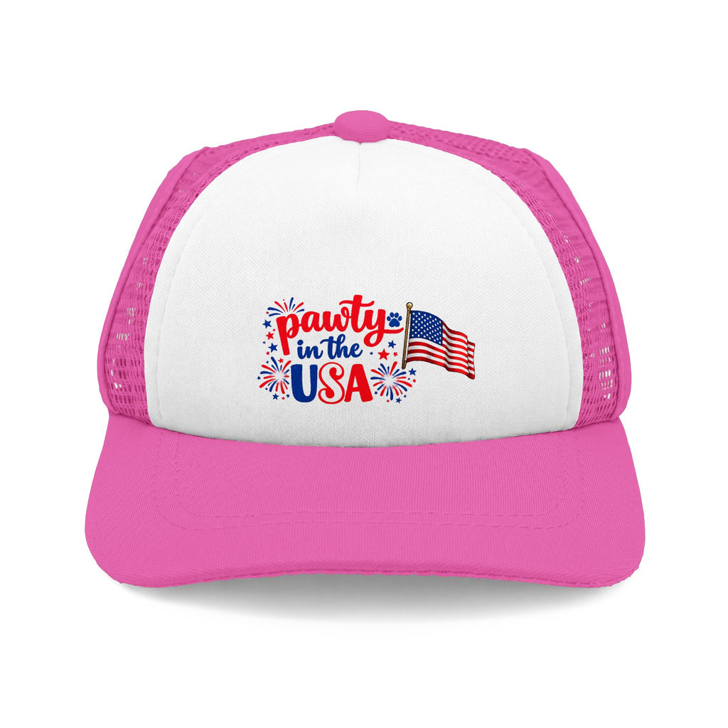 Pawty in the USA Foam Pet Trucker Hat