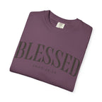 Blessed Christian T-Shirt — 'BLESSED' with John 20:25 Scripture Tee