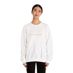 Mama Embroidery Crewneck Sweatshirt — Minimal Rose Gold Script