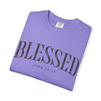 Blessed Christian T-Shirt — 'BLESSED' with John 20:25 Scripture Tee