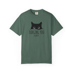 Funny Cat Cop T-Shirt — "No, I Don't Care If You Had The Zoomies" Graphic Tee