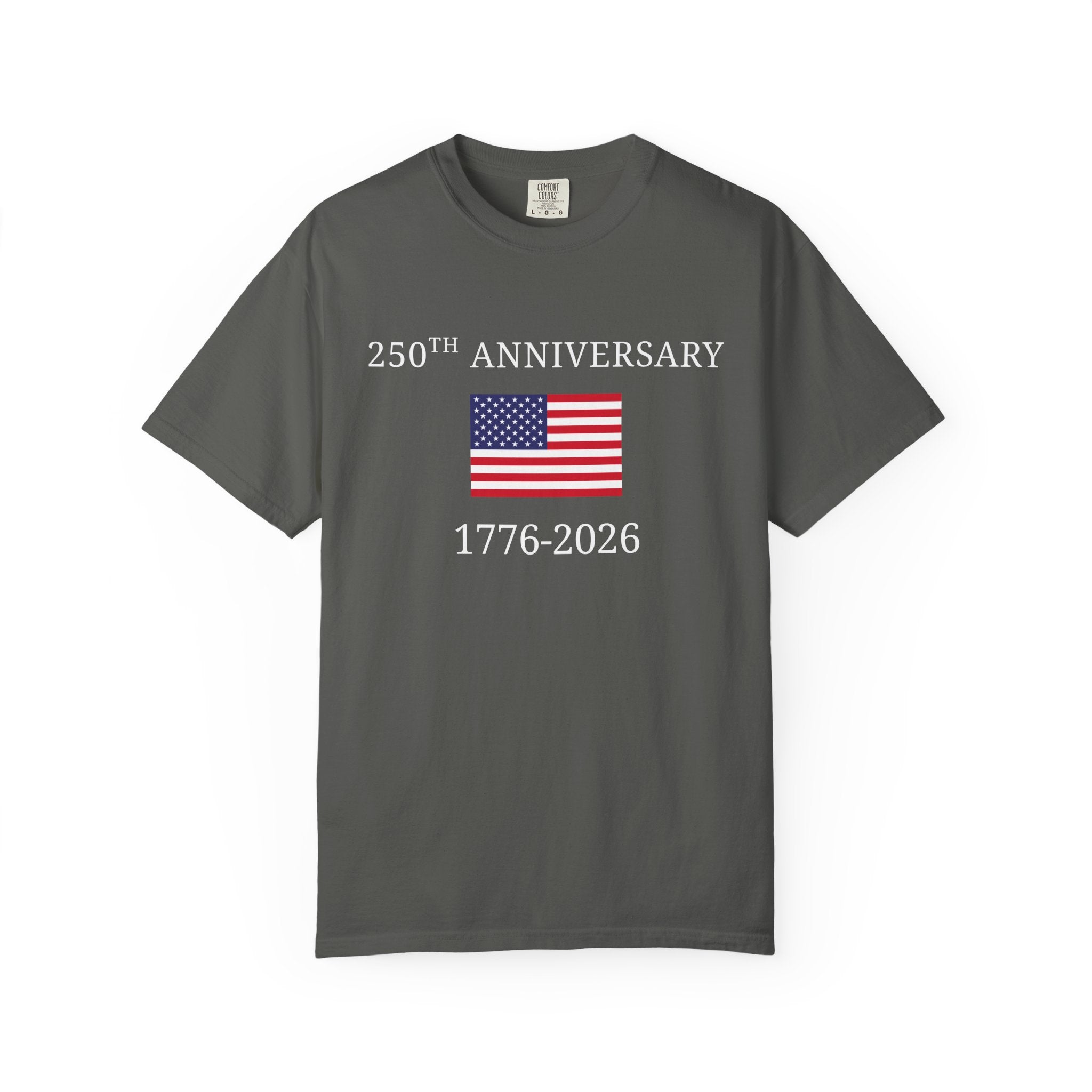 T-Shirt — 250th Anniversary USA Flag 1776-2026 Patriotic Shirt