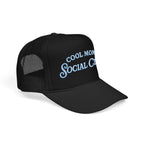 Cool Mom Social Club Trucker Hat — Embroidered Foam Mesh Cap for Stylish Moms