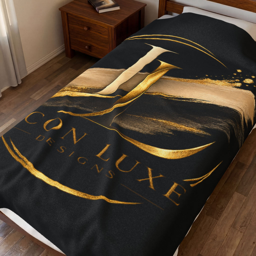 Custom Velveteen Plush Blanket