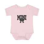 Mini Baby Bodysuit — "MINI" Bow Infant Onesie