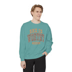 She Is Worthy Sweatshirt — Leopard Print Proverbs 31 Inspirational Pullover