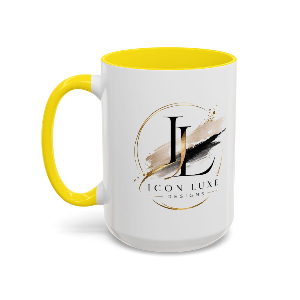Custom Accent Coffee Mug — Ceramic Mug (11/15oz)