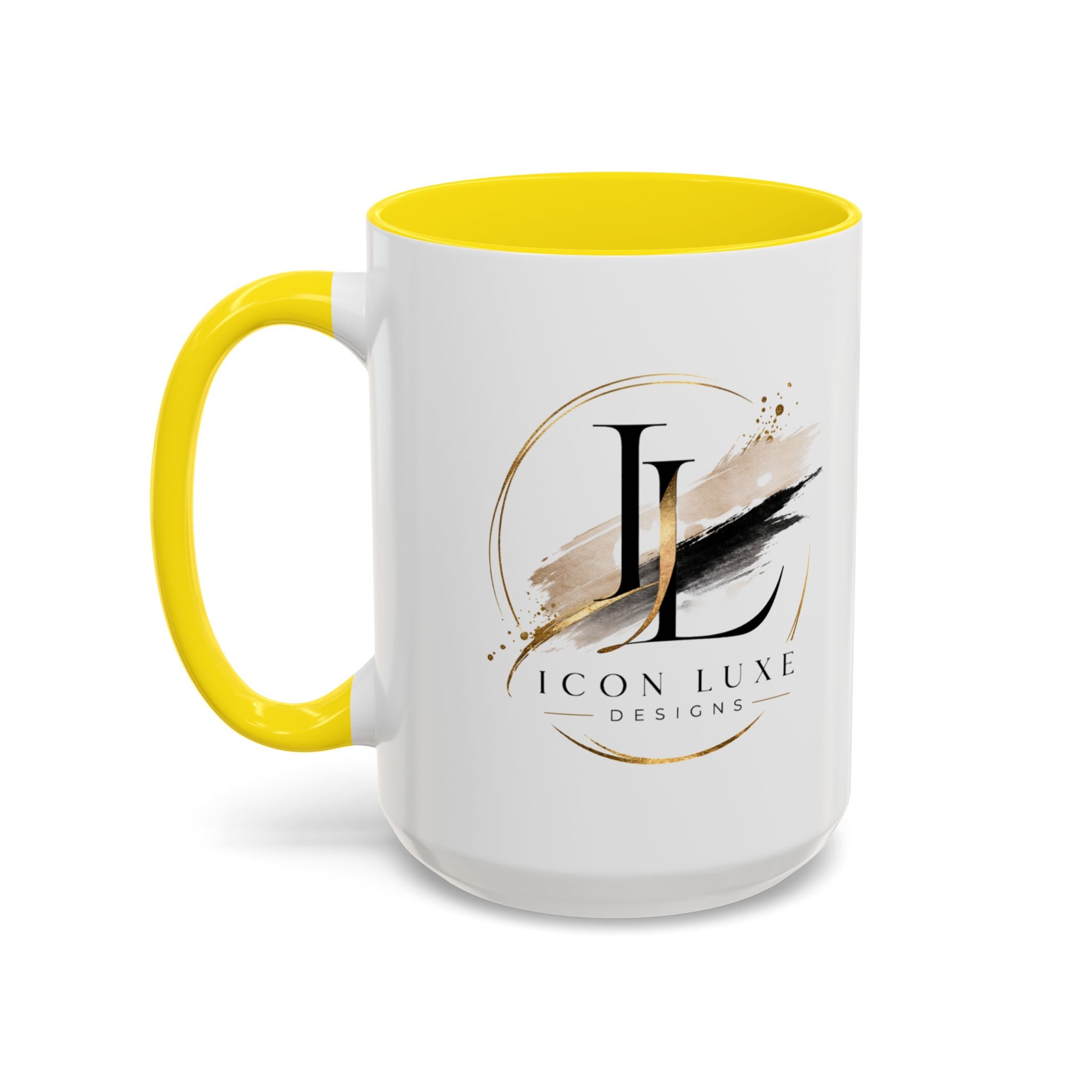 Custom Accent Coffee Mug — Ceramic Mug (11/15oz)