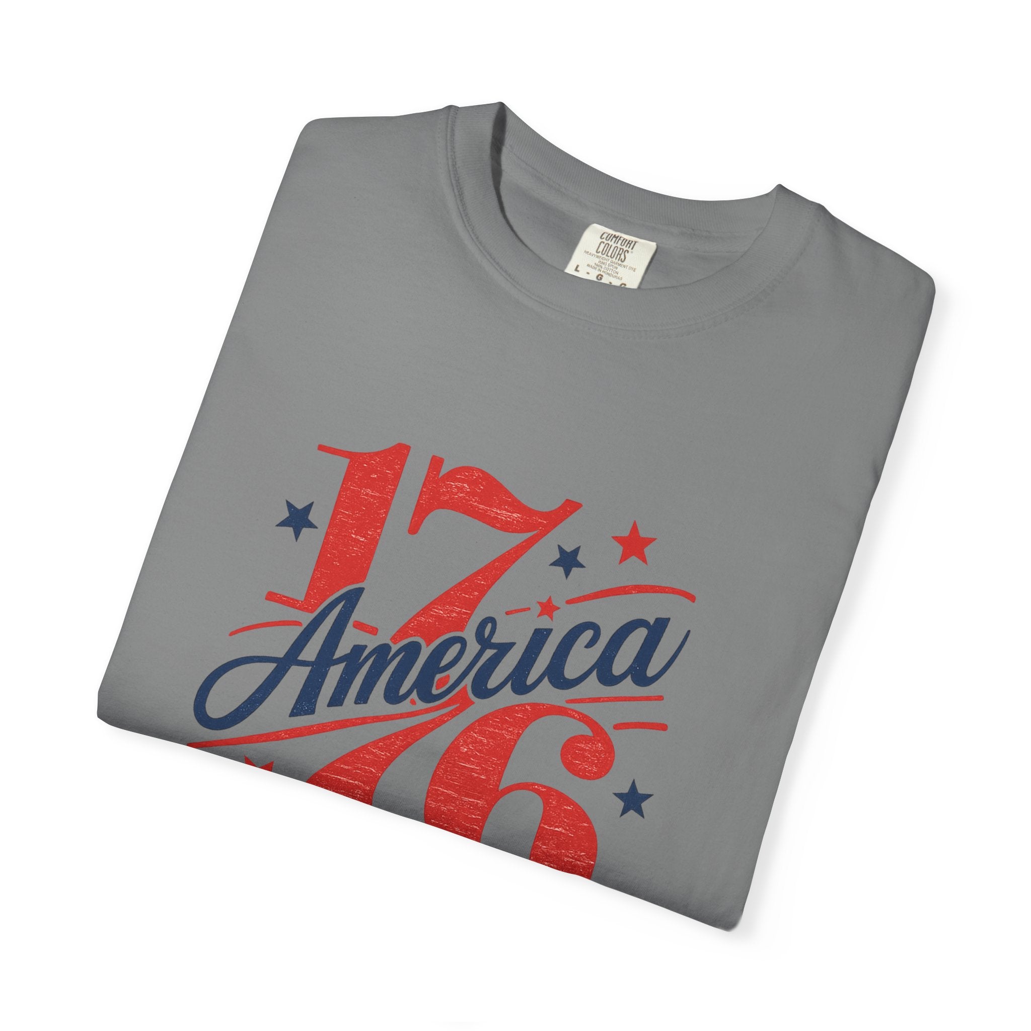 America Land of the Free Graphic T-Shirt — Patriotic