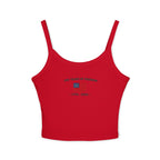 200 Years of Freedom Tank Top — 1776–1976 Patriotic Cropped Spaghetti Strap