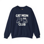 Cat Mom Club Sweatshirt – "Life is Better with Cats" Cozy Crewneck