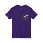 Custom Pocket V‑Neck Tee — Bella + Canvas