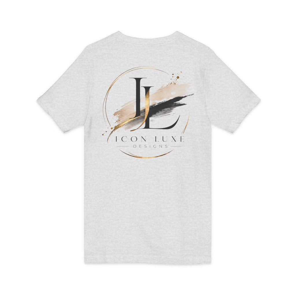 Custom Pocket V‑Neck Tee — Bella + Canvas