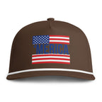 'Merica Flag Rope Cap — Vintage American Pride Hat